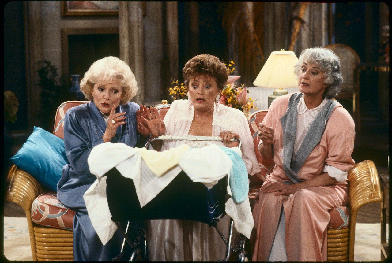 Betty White, Rue McClanahan, and Bea Arthur of 'The Golden Girls' 