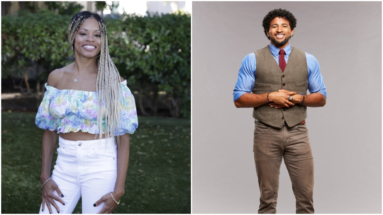 Tiffany Mitchell and Kyland Young pose for 'Big Brother 23' cast photo