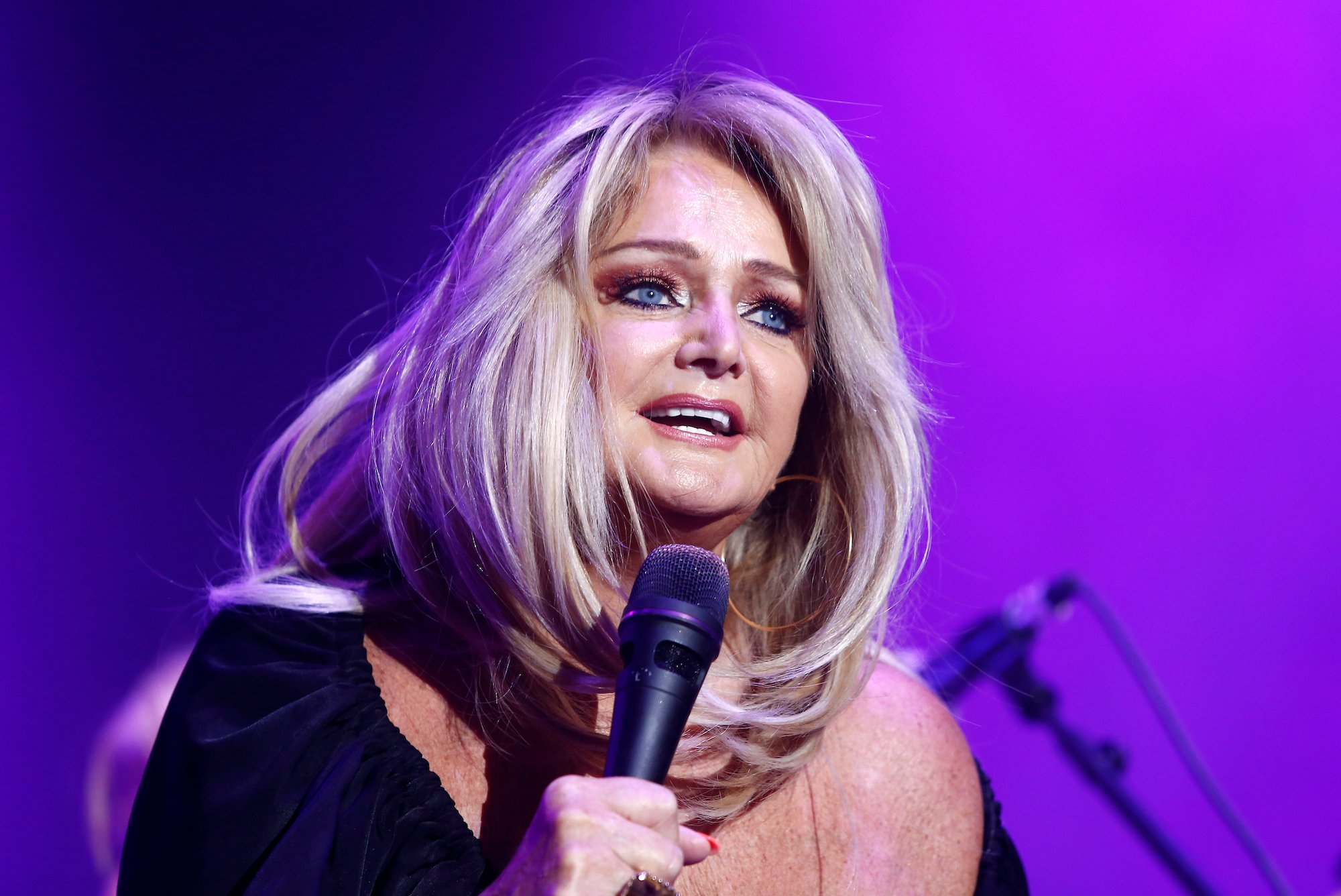 Bonnie Tyler during her performance at the Hipodromo de la Zarzuela