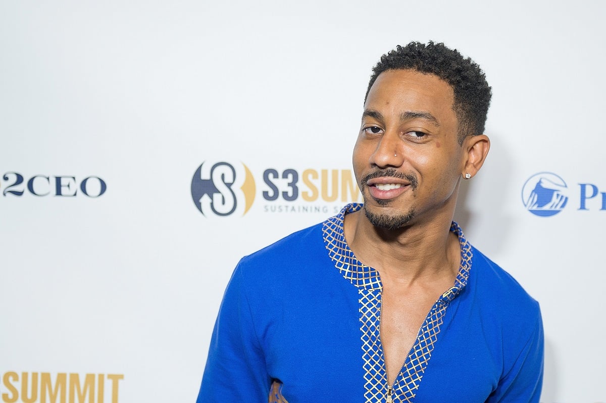 Brandon T. Jackson smiling