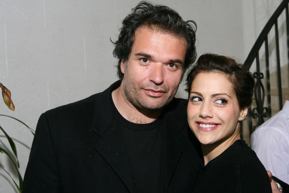 Brittany Murphy and Simon Monjack wearing black