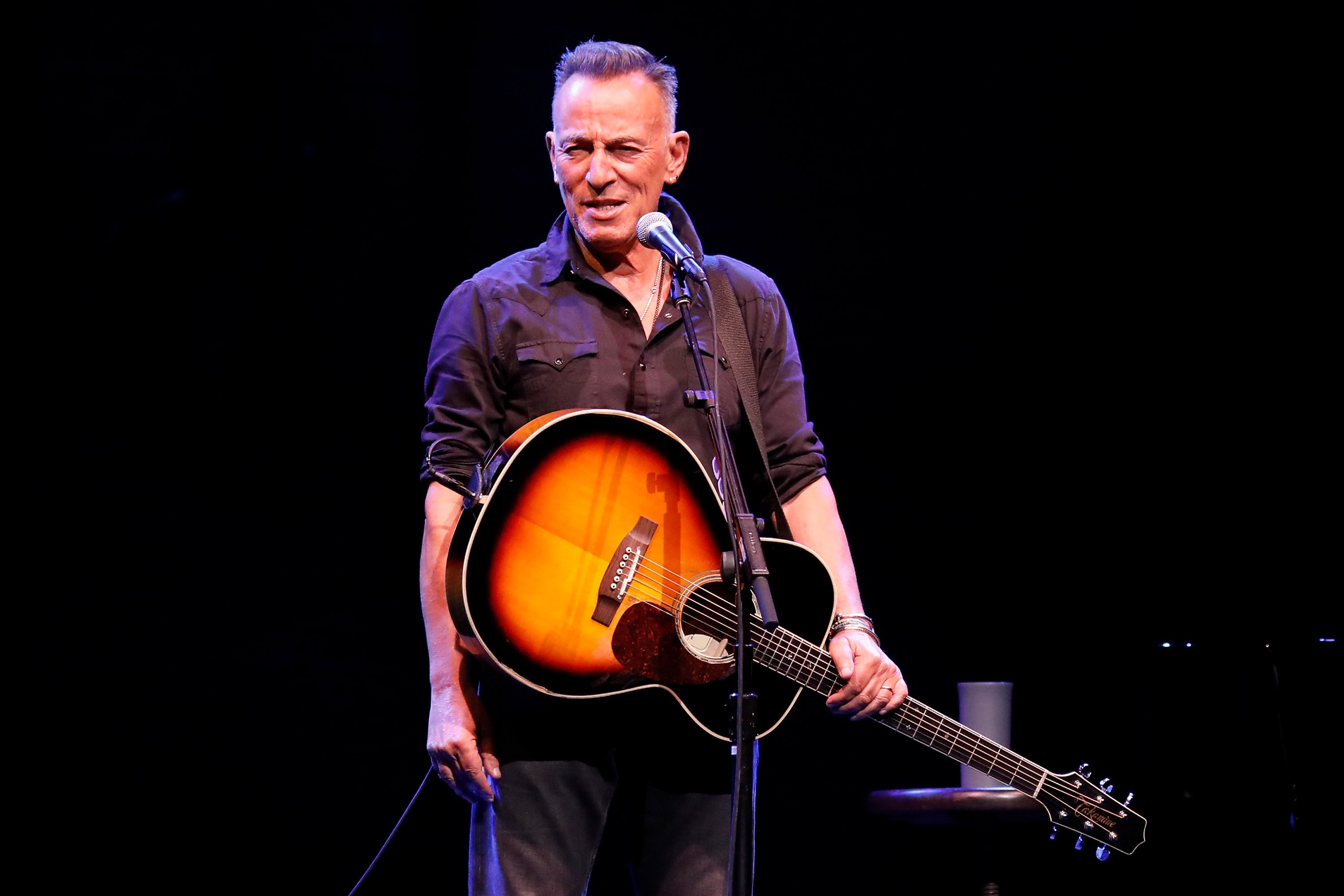 Bruce Springsteen performs during reopening night of 'Springsteen on Broadway'