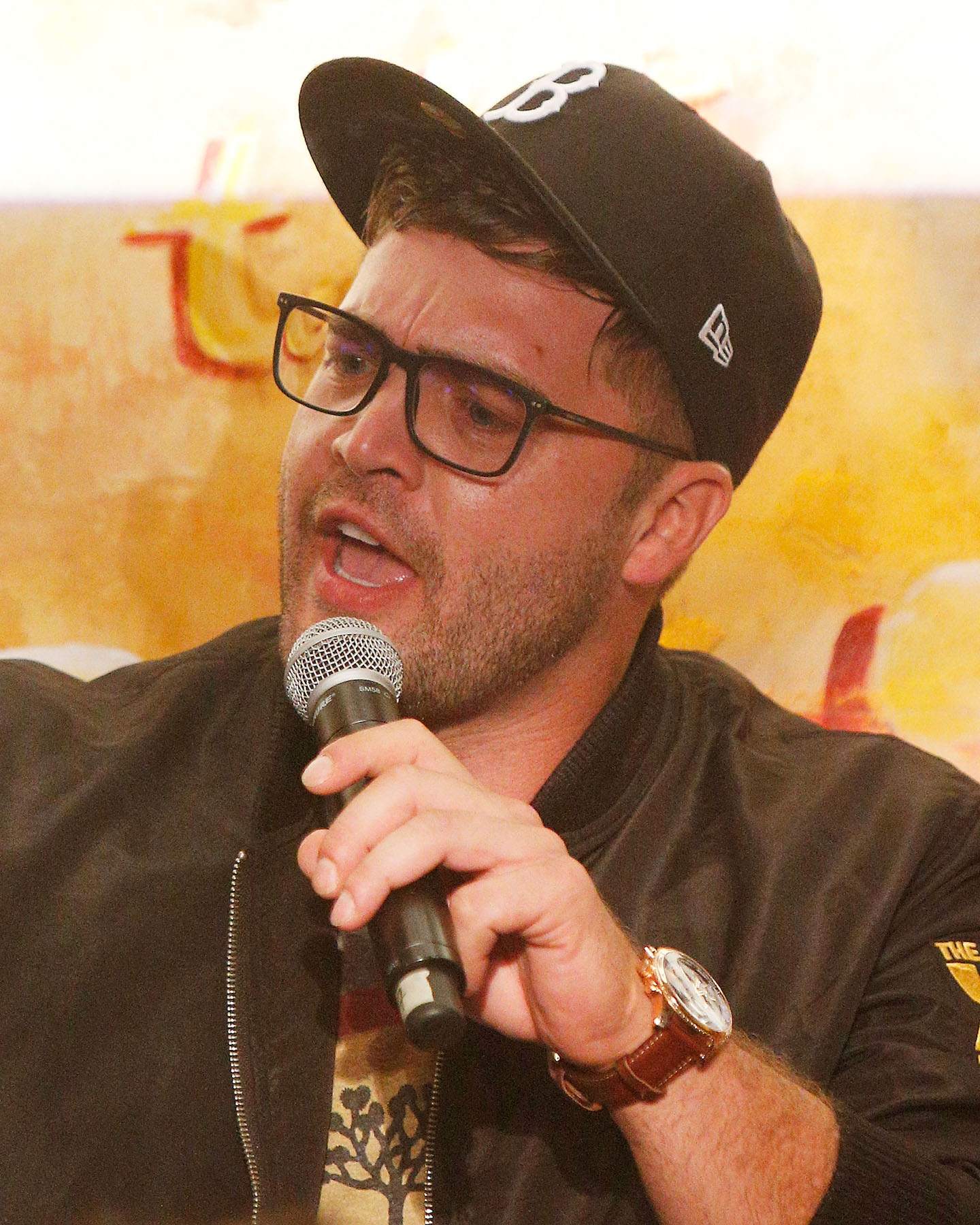 CT Tamburello from MTV's 'The Challenge' Season 37 yelling into a microphone. 'The Challenge' Season 37 spoilers note CT wins.