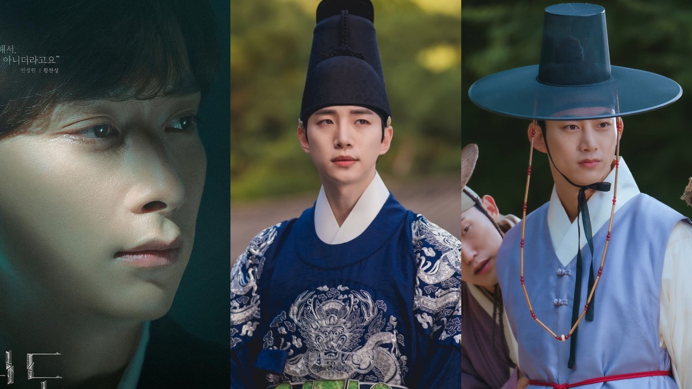 Chansung, Junho, and Taecyeon 2PM idols for November K-dramas dressed as their main characters