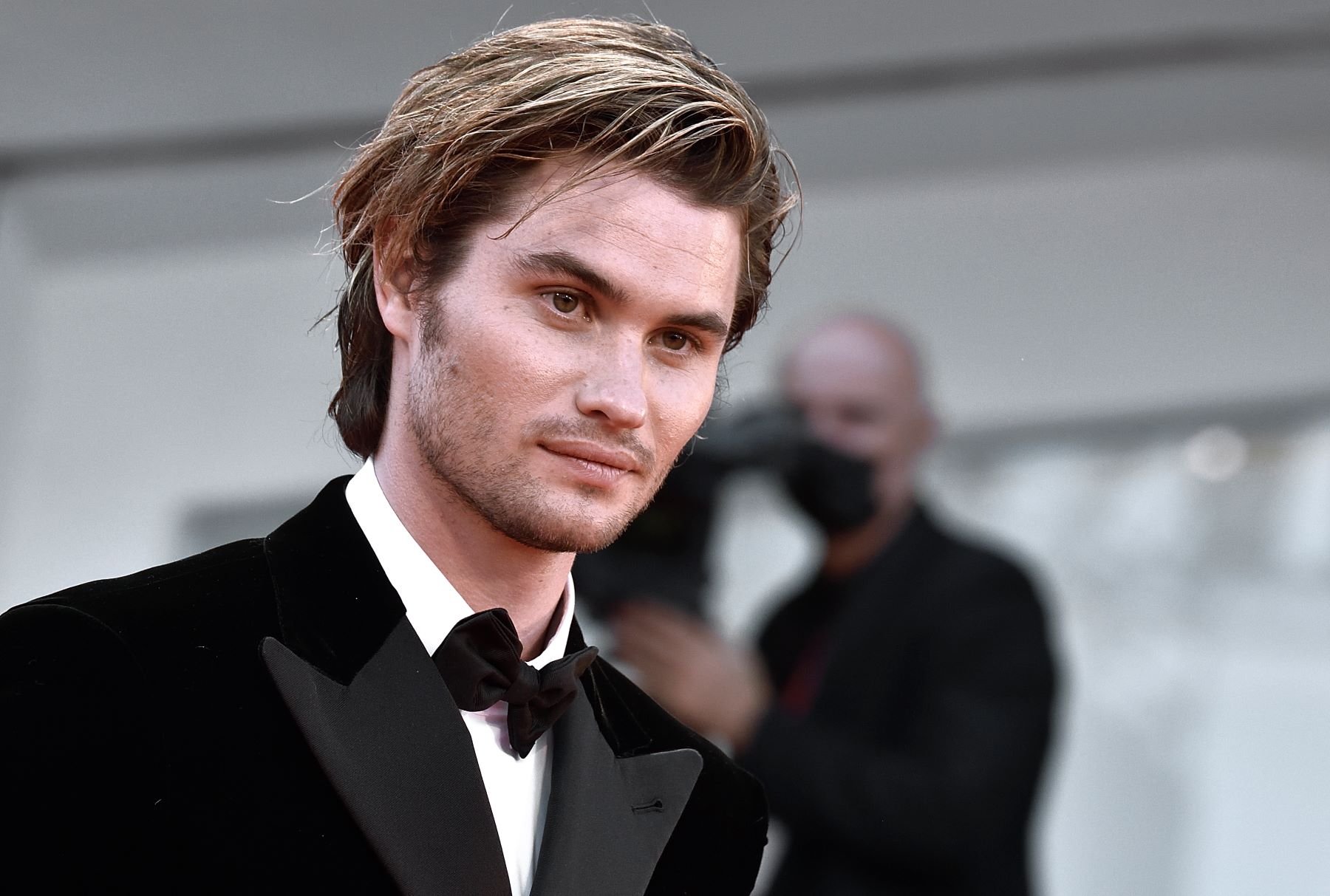Chase Stokes of 'The Outer Banks' at the 78 Venice International Film Festival in Italy