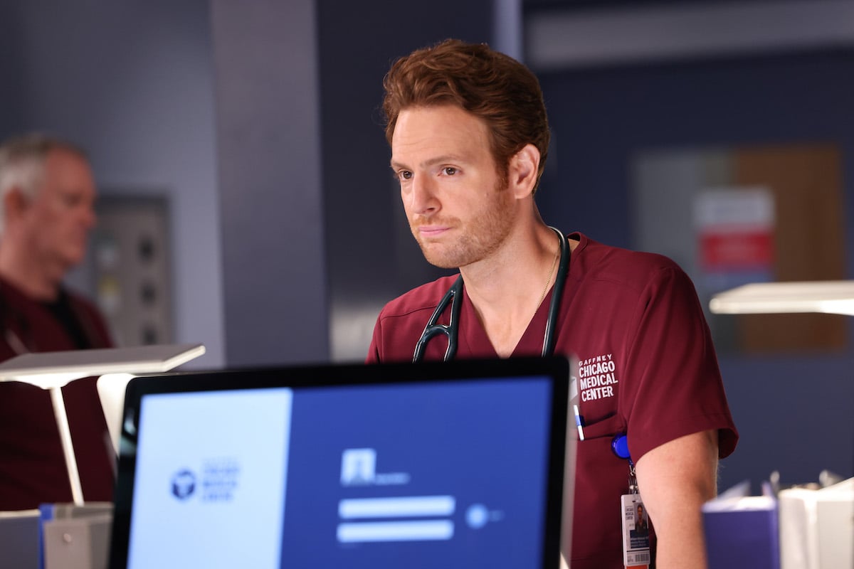 Chicago Med's Nick Gehlfuss as Dr. Will Halstead