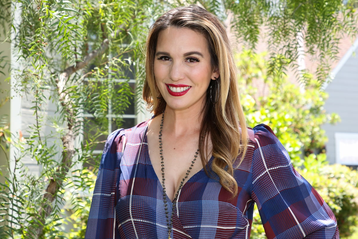 Christy Carlson Romano visits Hallmark's "Home & Family" at Universal Studios Hollywood on July 17, 2019 in Universal City, California.