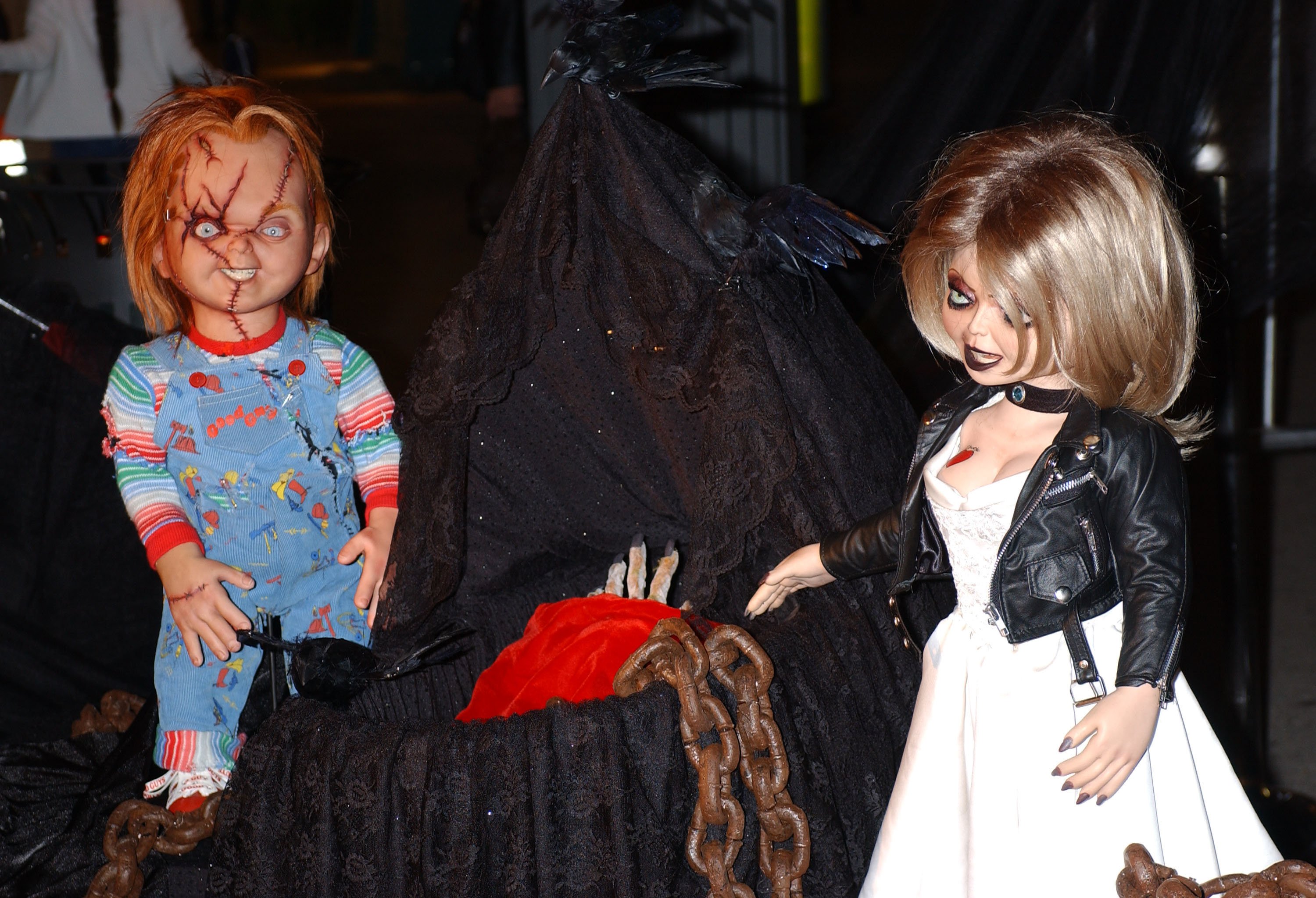 Chucky and Tiffany on the red carpet