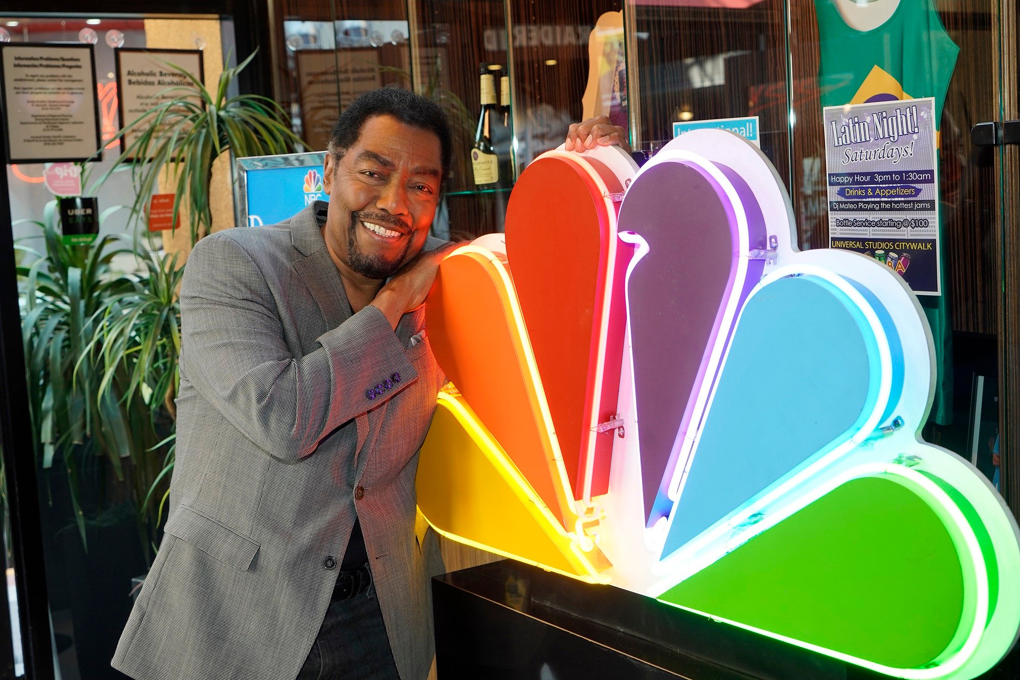 Days of Our Lives focuses on Abe Carver, pictured here holding the NBC Peacock