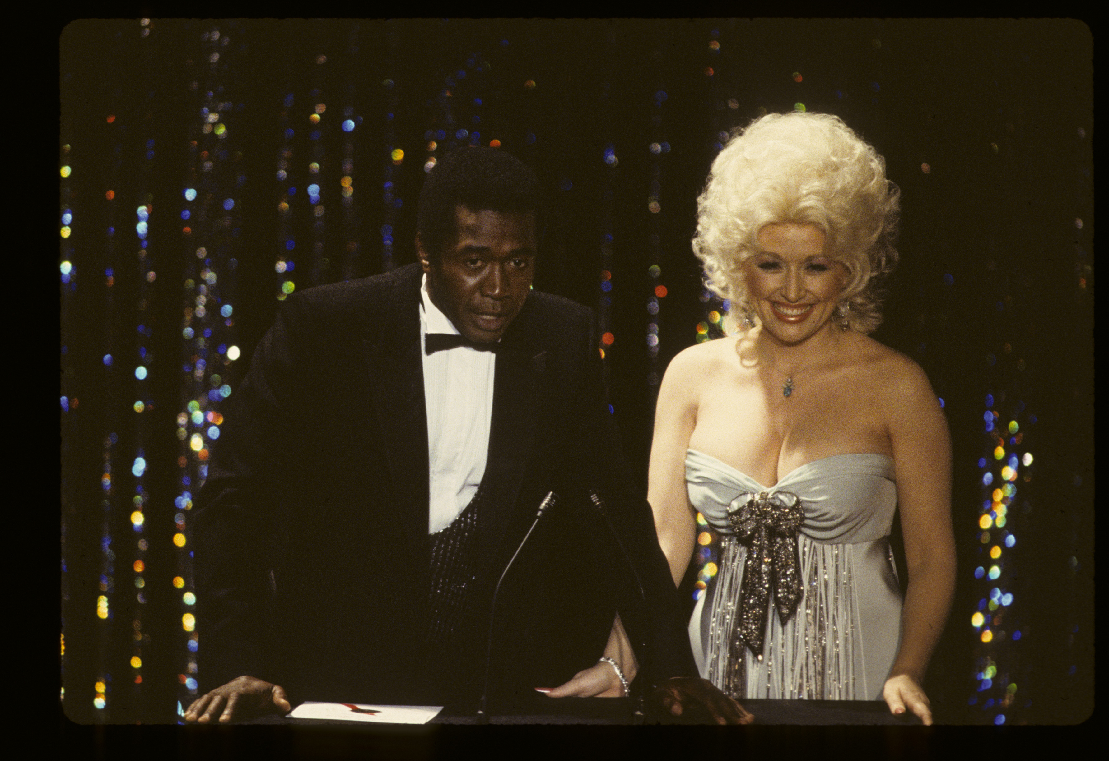 Ben Vereen and Dolly Parton present at the 1980 Academy Awards