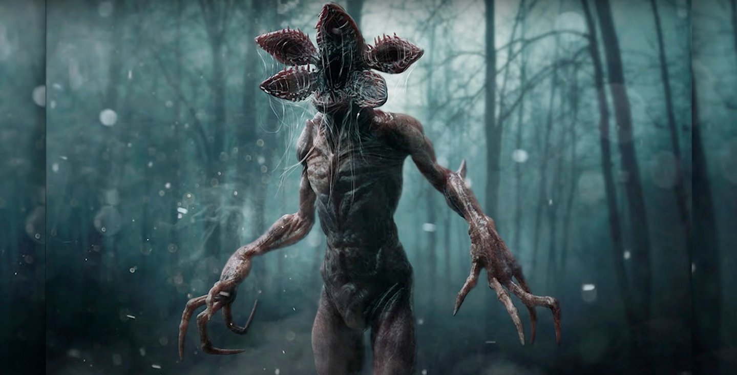 A screengrab of the Demogorgon from the official FoundFlix Youtube channel.
