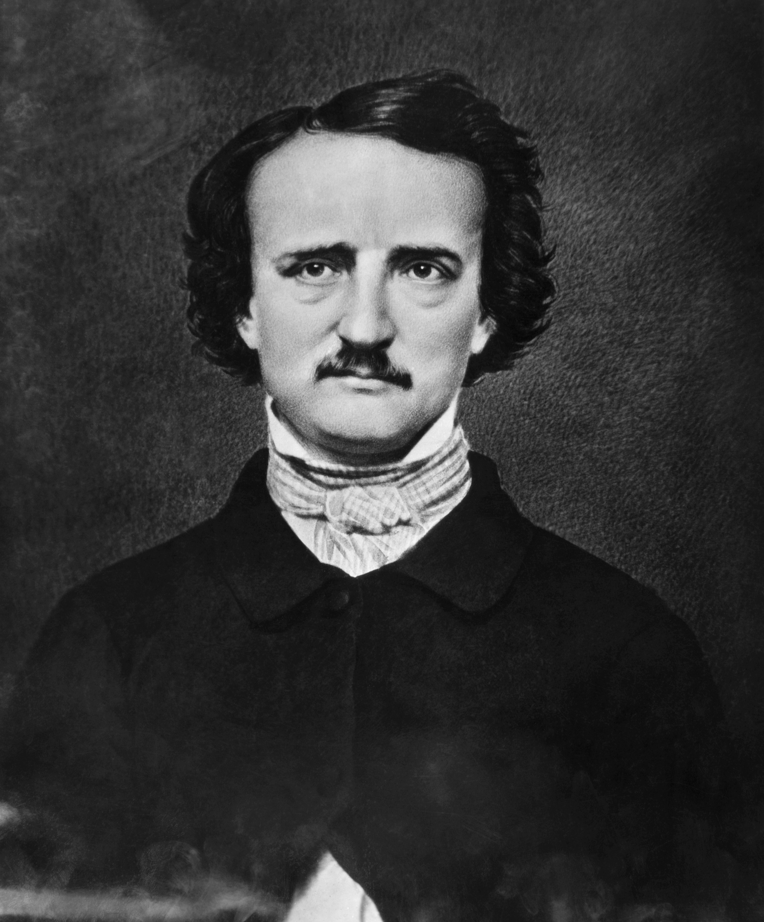 Fall of the House of Usher author Edgar Allan Poe portrait