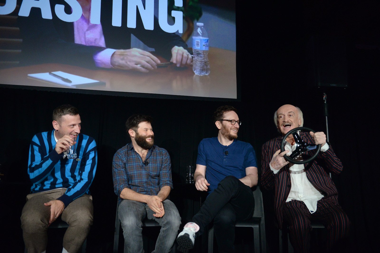 I Think You Should Leave 'Car Focus Group' is discussed by Tim Robinson, Zach Kanin, Akiva Schaffer, and Ruben Rabasa