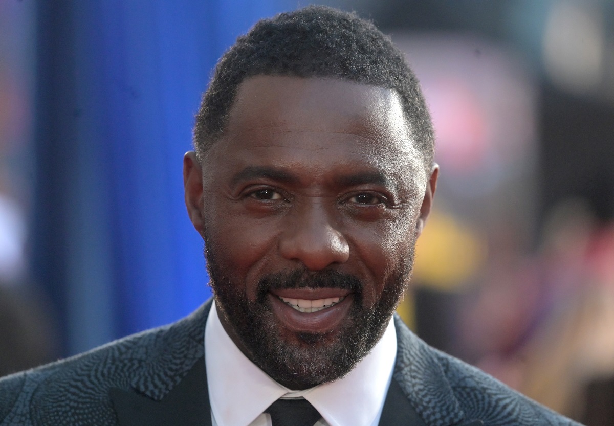 Idris Elba smiling