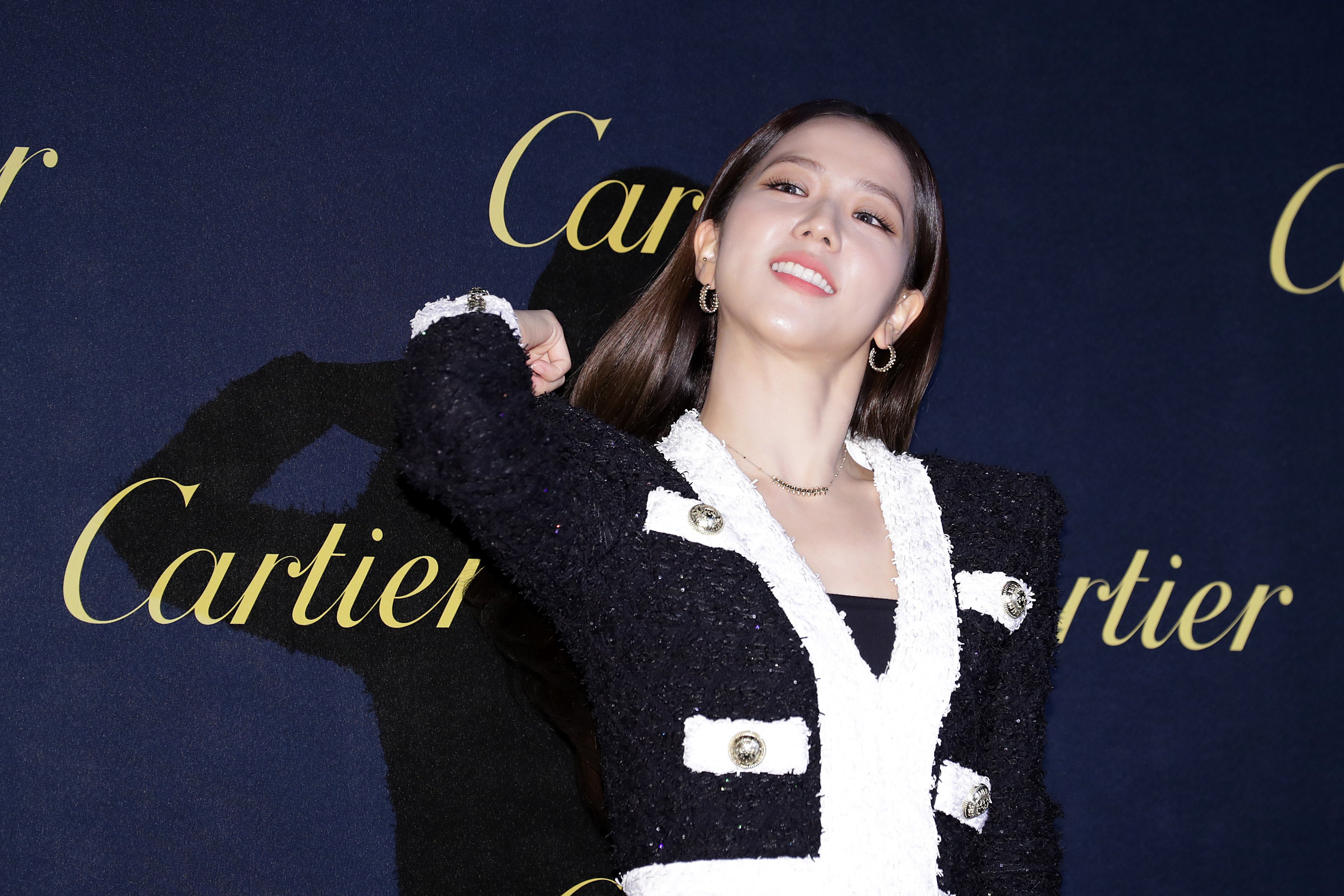 Jisoo of BLACKPINK attends the photo call for 'Cartier' Juste Un Clou launch party