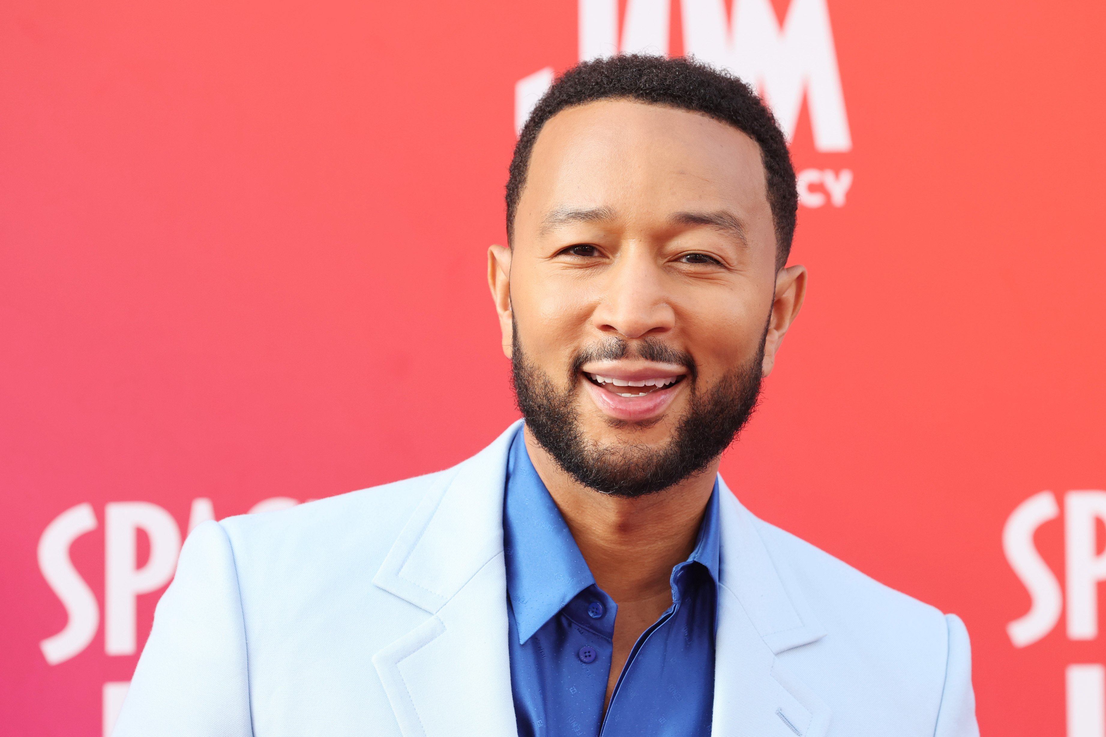 John Legend attends the premiere of Warner Bros "Space Jam: A New Legacy"