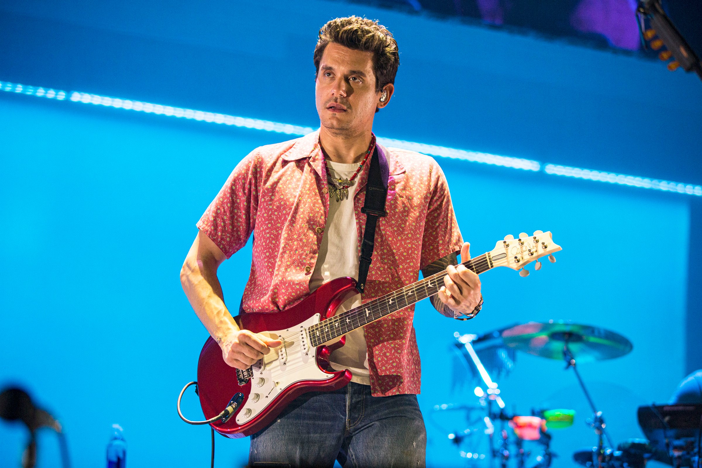 John Mayer playing guitar