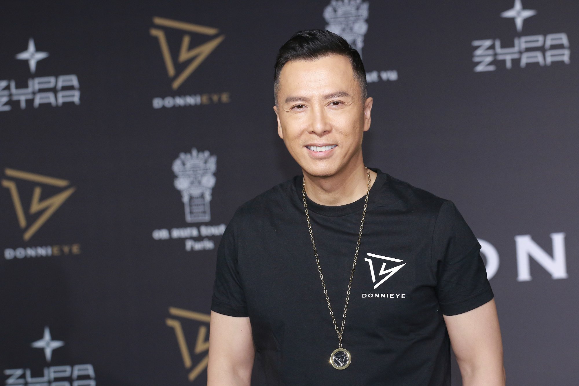 'John Wick 4' actor Donnie Yen smiles with necklace at Sunglasses brand DonniEYE launch event