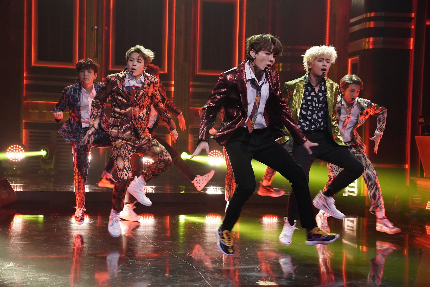 K-pop group BTS performs 'Idol' on 'The Tonight Show Starring Jimmy Fallon'