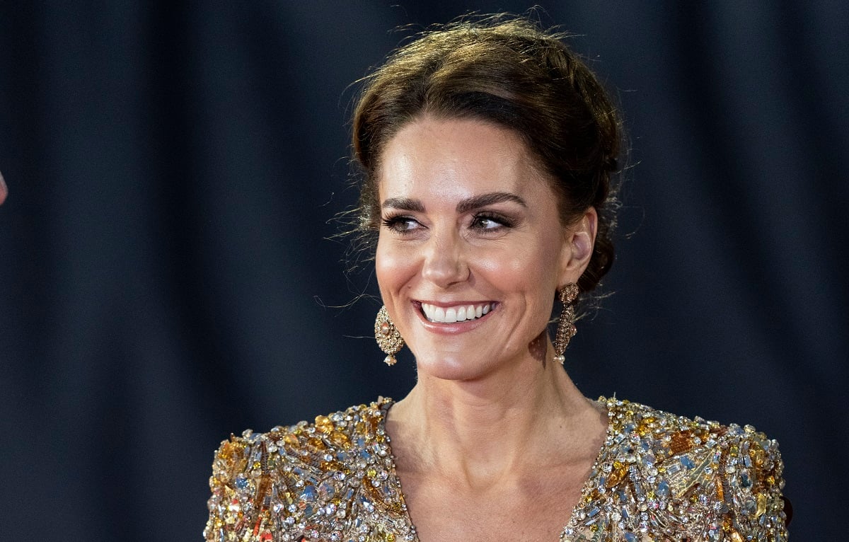 Kate Middleton attends the 'No Time To Die' world premiere in London