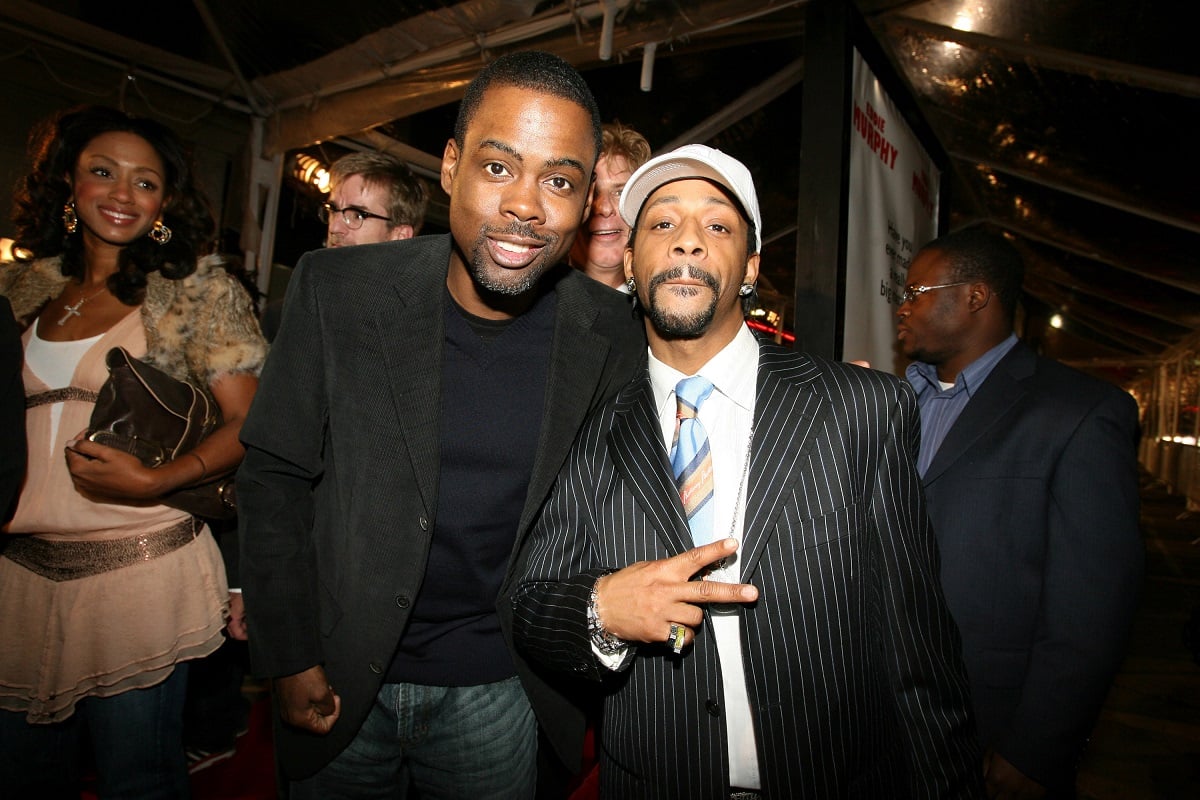 Katt Williams and Chris Rock posing