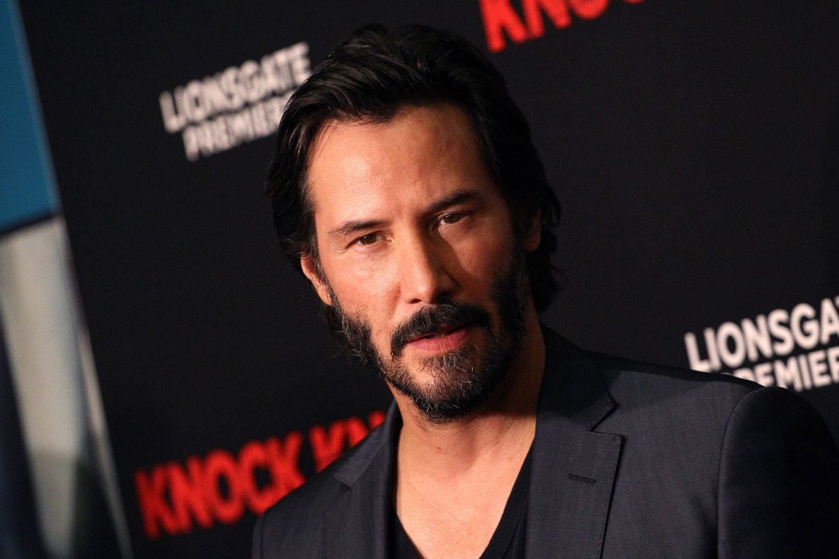 Keanu Reeves at a movie premiere