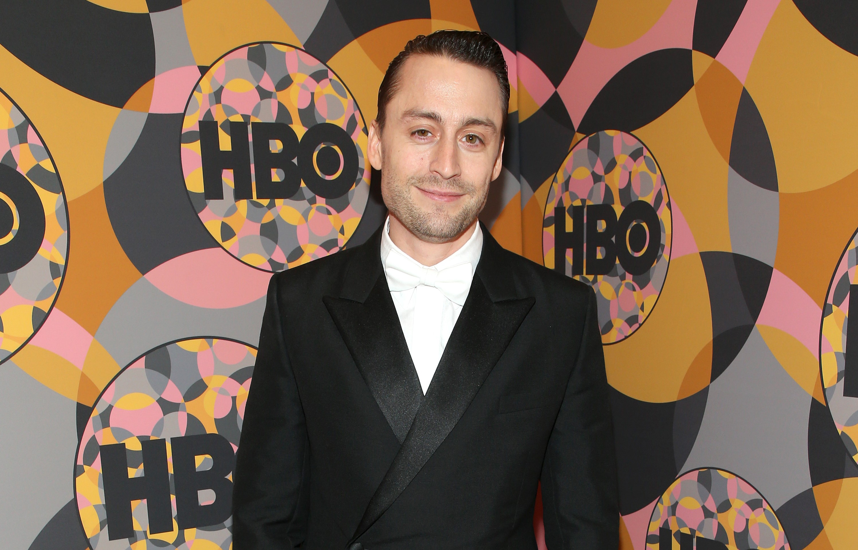 Succession Season 3 actor Kieran Culkin wears a tuxedo.