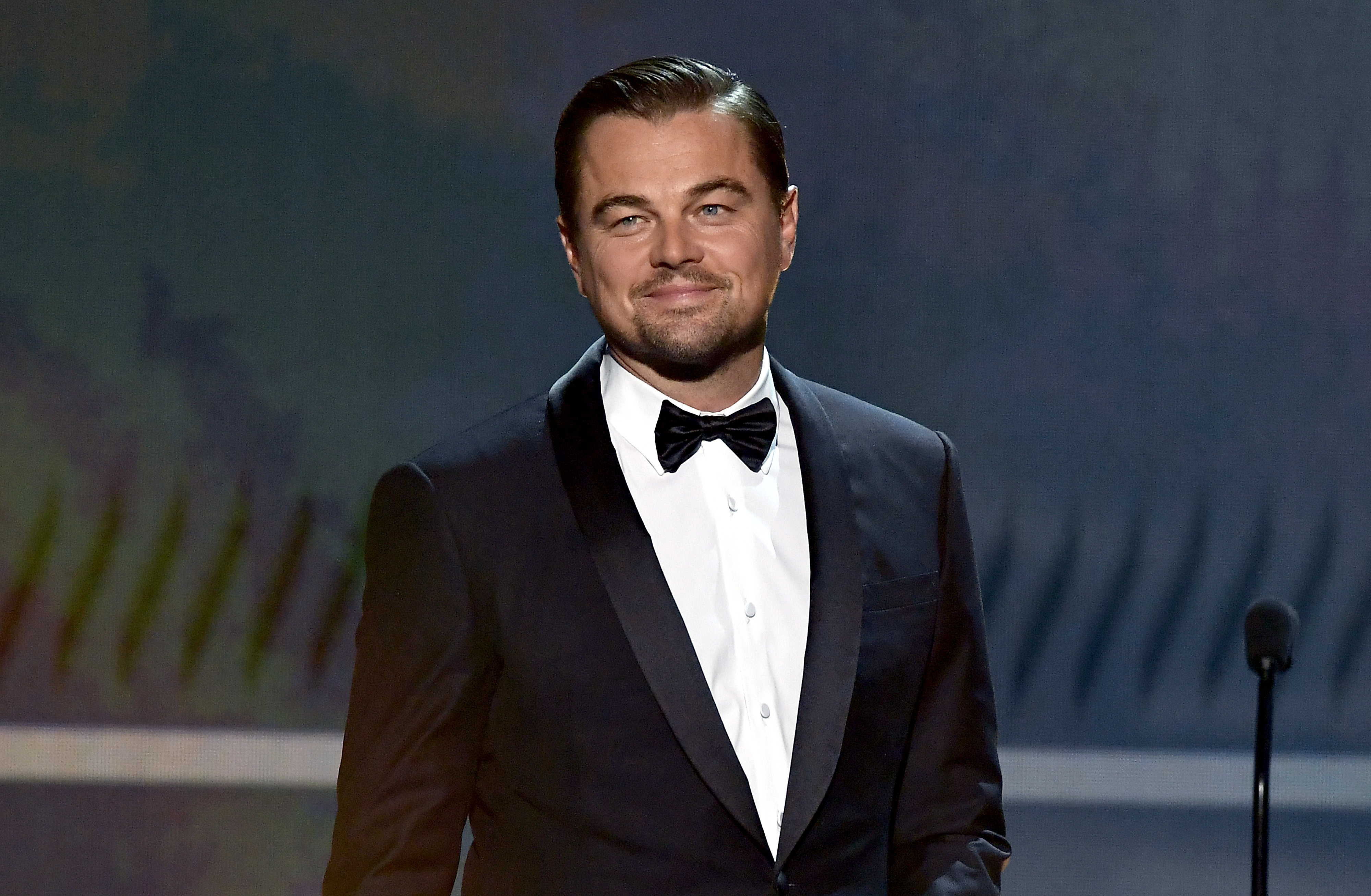 Leonardo DiCaprio speaks at the 26th Annual Screen Actors Guild Award in January 2020