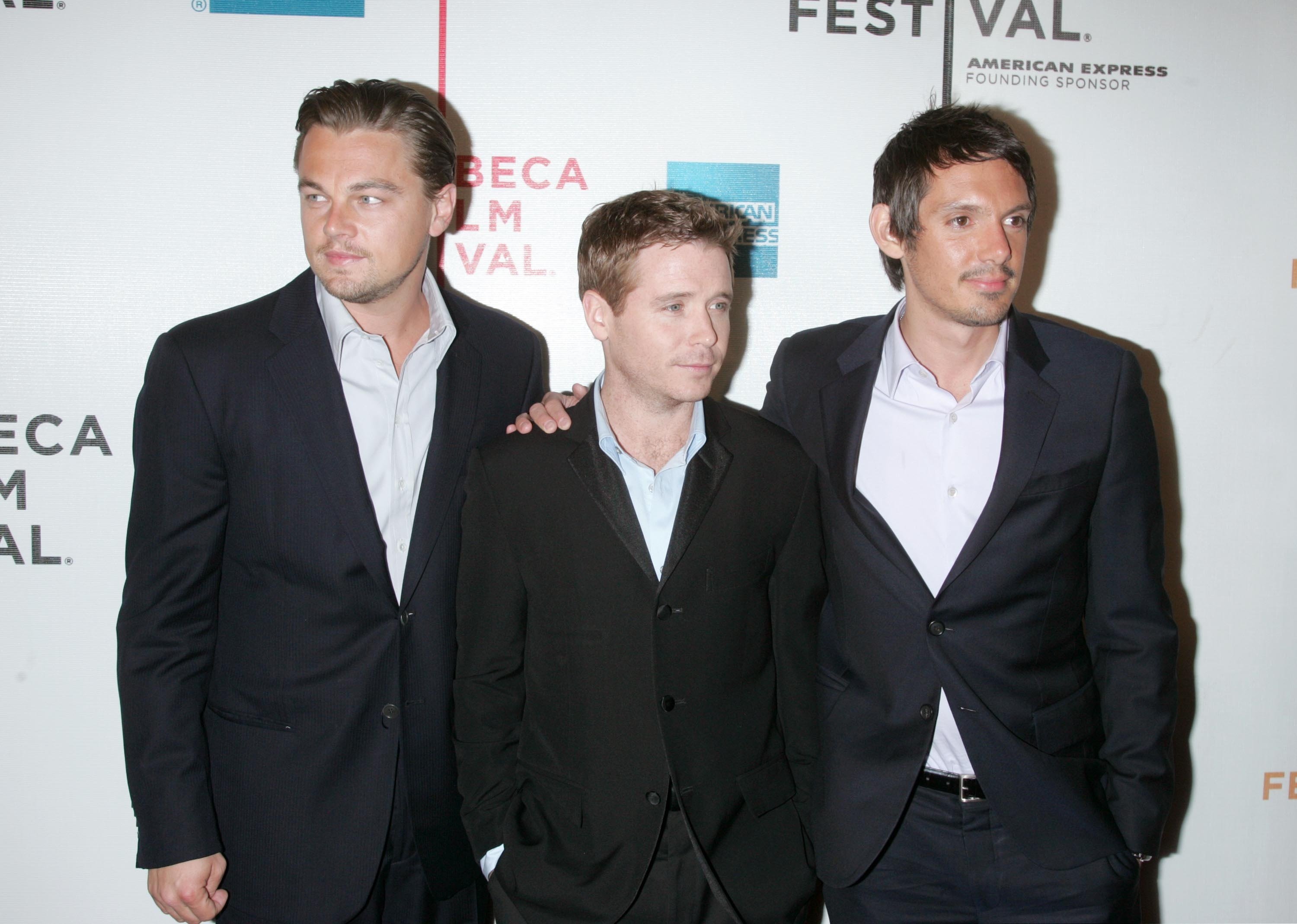 Leonardo DiCaprio with Kevin Connelly and Luke Haas