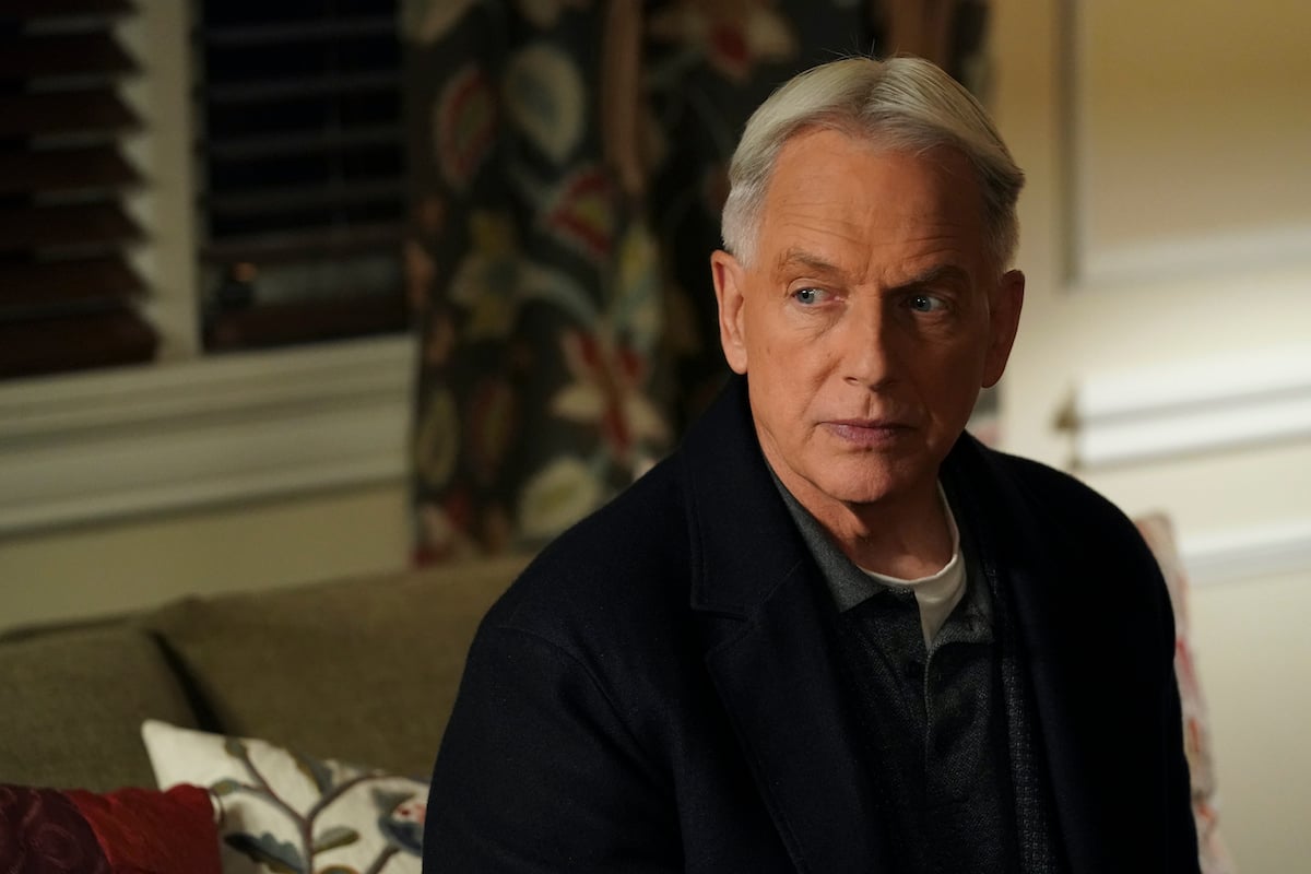 NCIS cast member Mark Harmon on set