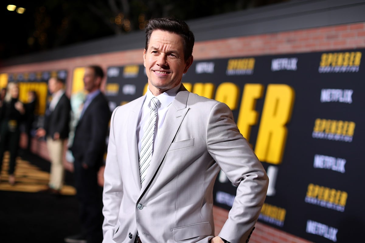 Mark Wahlberg smiling in a suit