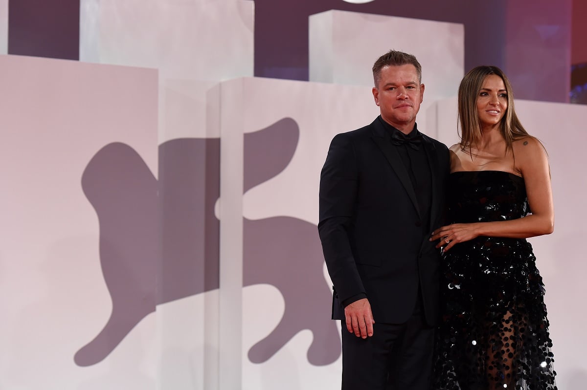 Matt Damon with wife Lucy Damon