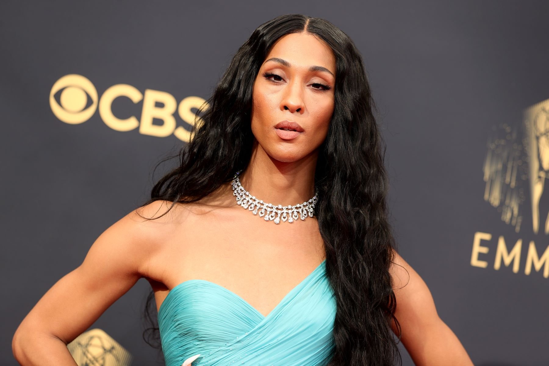 Mj Rodriguez attending the 73rd Primetime Emmy Awards in Los Angeles, California