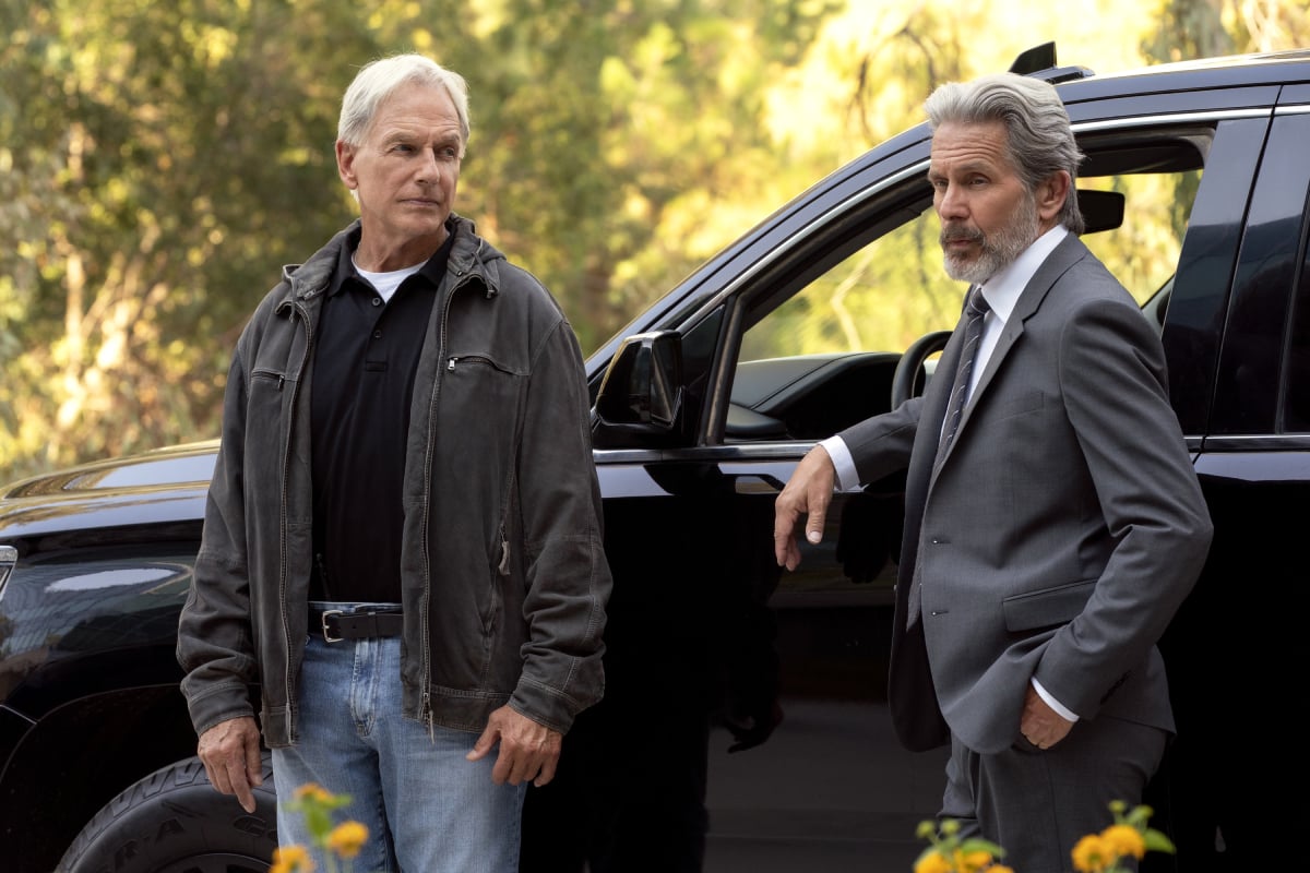 Mark Harmon as NCIS Special Agent Leroy Jethro Gibbs, Gary Cole as FBI Special Agent Alden Parker