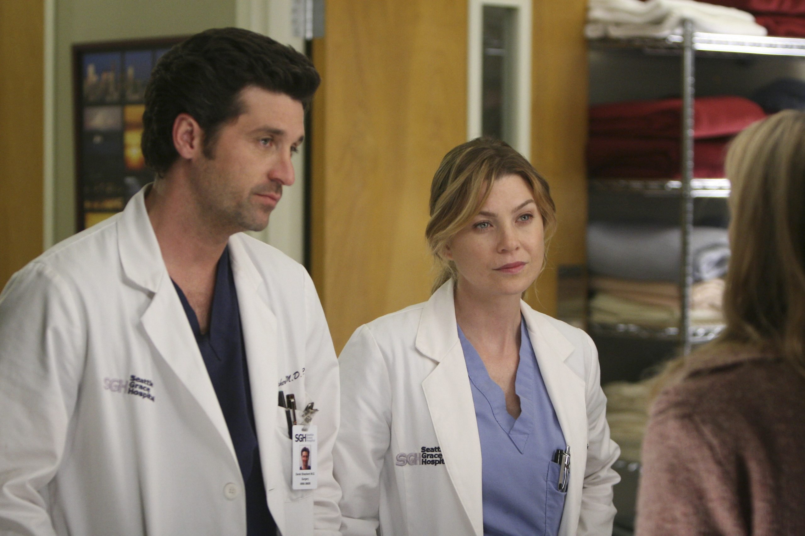 Patrick Dempsey and Ellen Pompeo of 'Grey's Anatomy' 