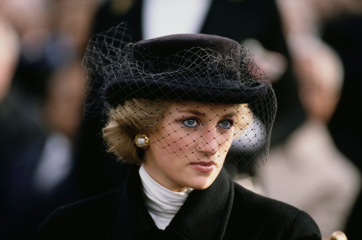 Princess Diana death was a major tragedy and nine years before her death this photo of Princess Diana in black was taken was taken