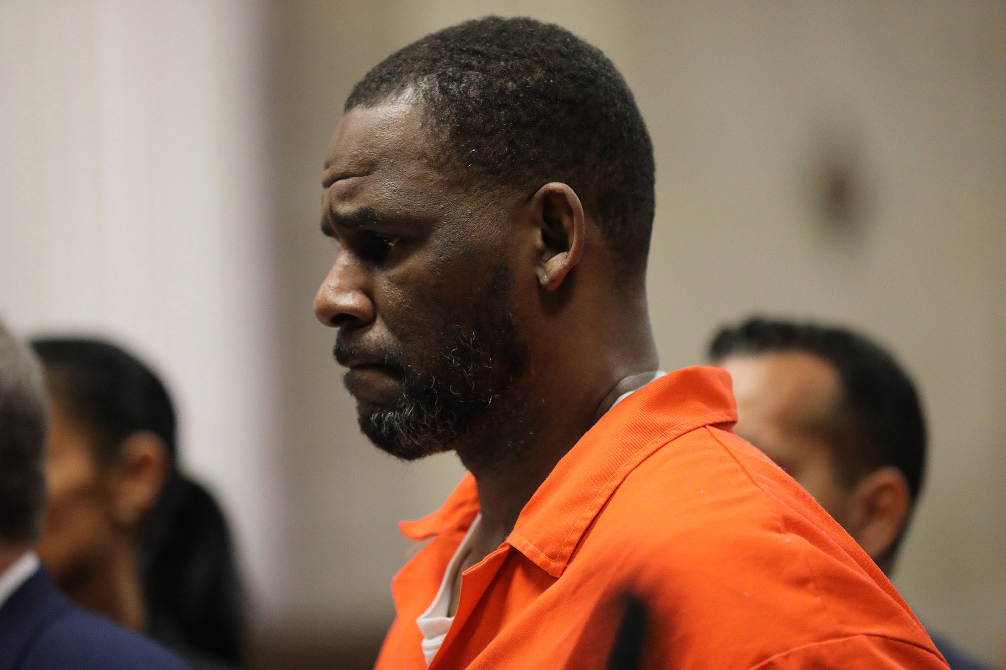 R. Kelly faces a judge in court