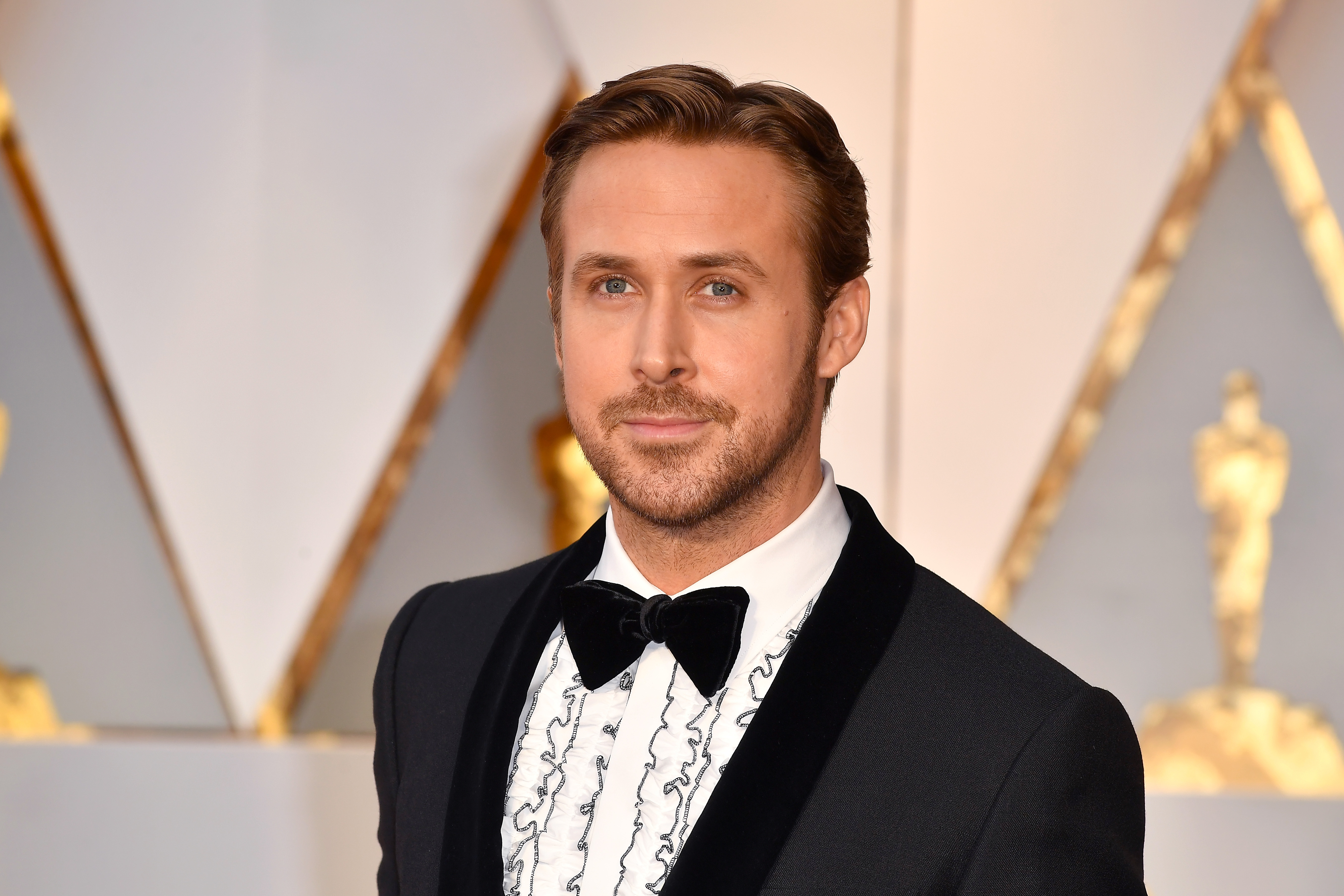 Ryan Gosling in a tuxedo.