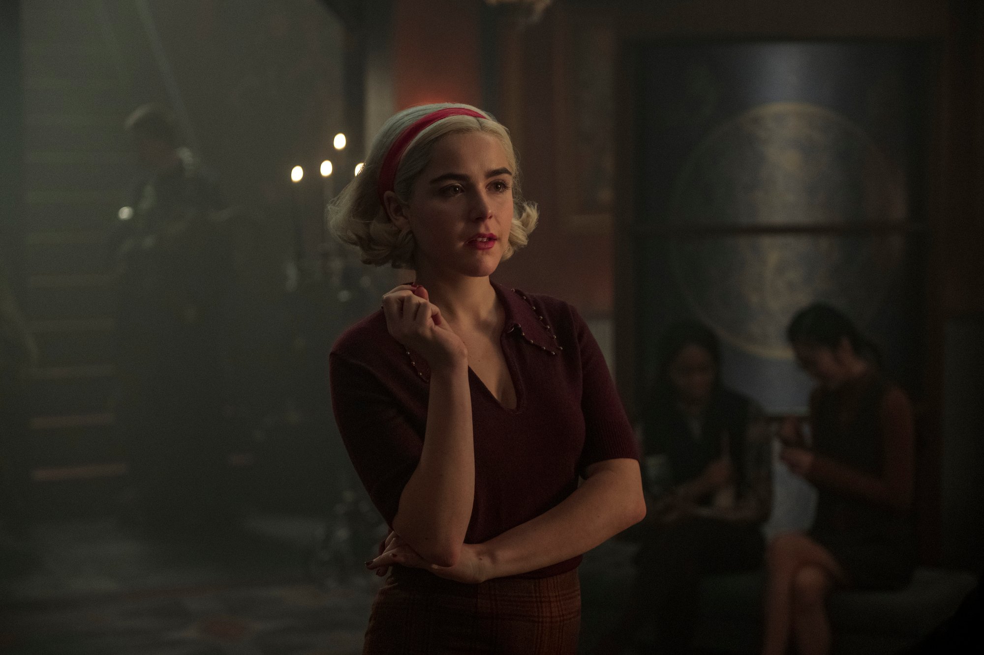 Kiernan Shipka as Sabrina Spellman in Netflix's 'Chilling Adventures of Sabrina.' She'll appear in 'Riverdale' Season 6 in what looks to be a Sabrina crossover.