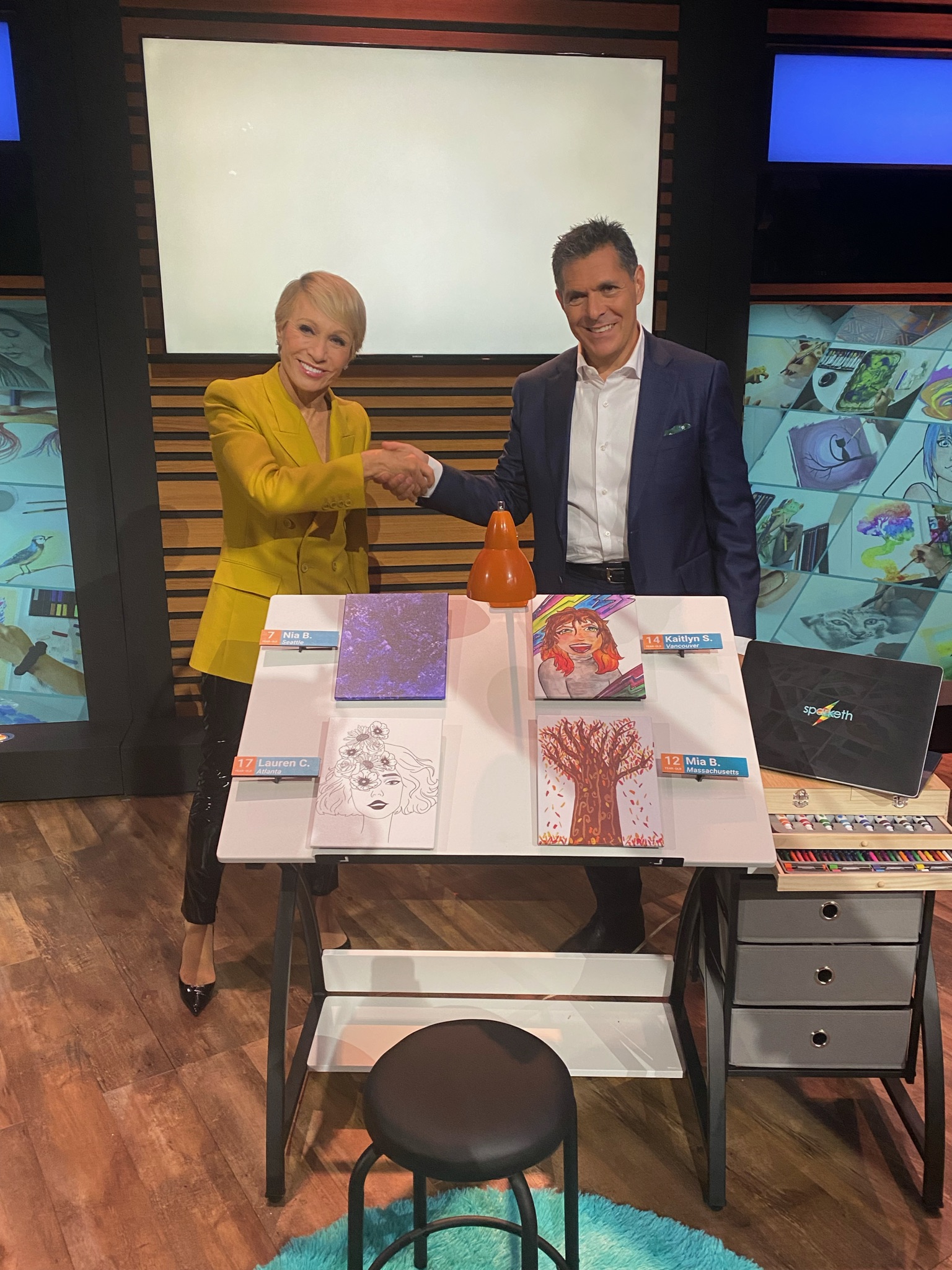 'Shark Tank': Daniel Lubetzky and Barbara Corcoran