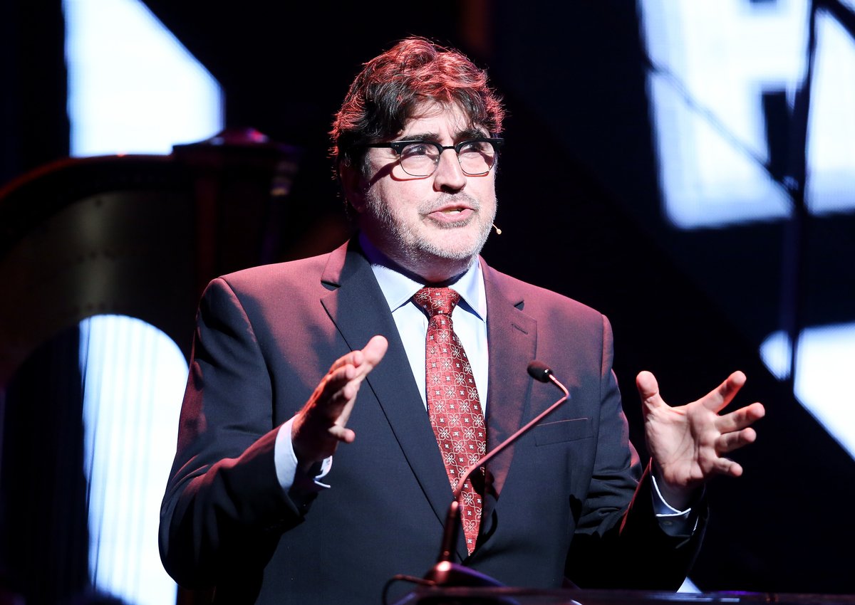 Alfred Molina onstage at the Center Theatre Group 50th Anniversary Celebration