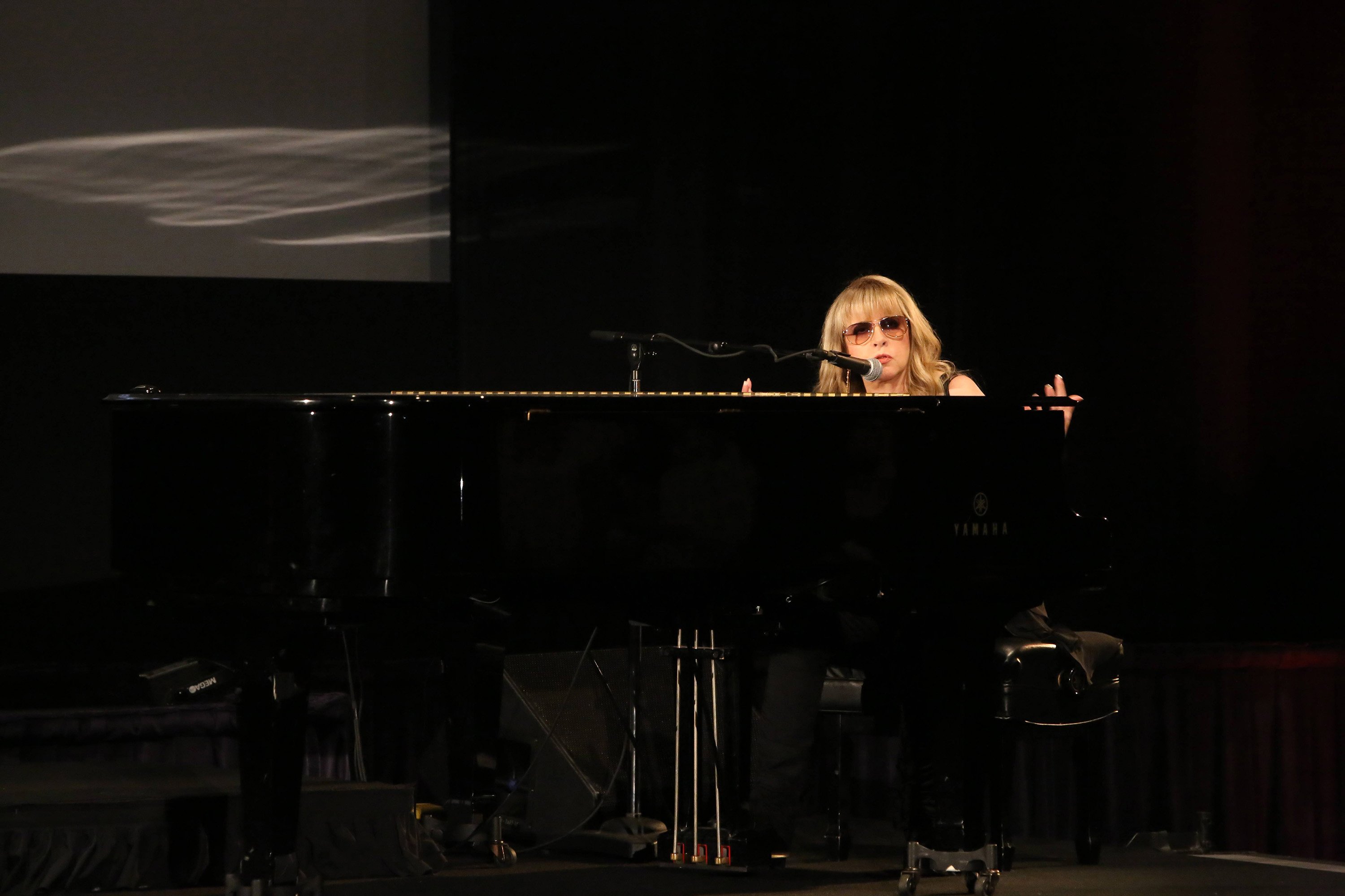 Stevie Nicks performs at a screening and conversation with Fox's 'American Horror Story: Coven'