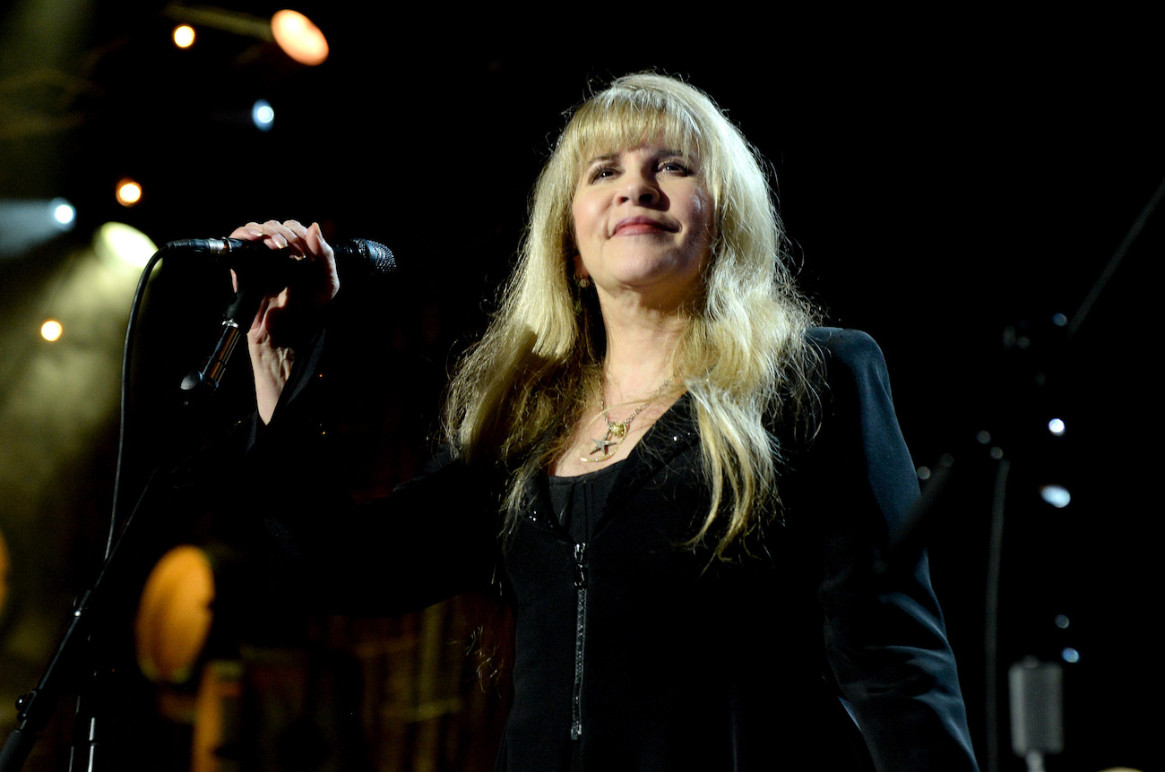 Stevie Nicks performing at the Grammy Awards MusiCares Person of the Year Honoring Tom Petty, 2017.