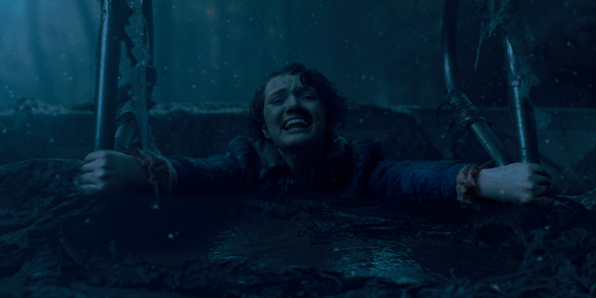 Shannon Purser as Barb Holland as she's being eaten by the Demogorgon in 'Stranger Things' Season 1.