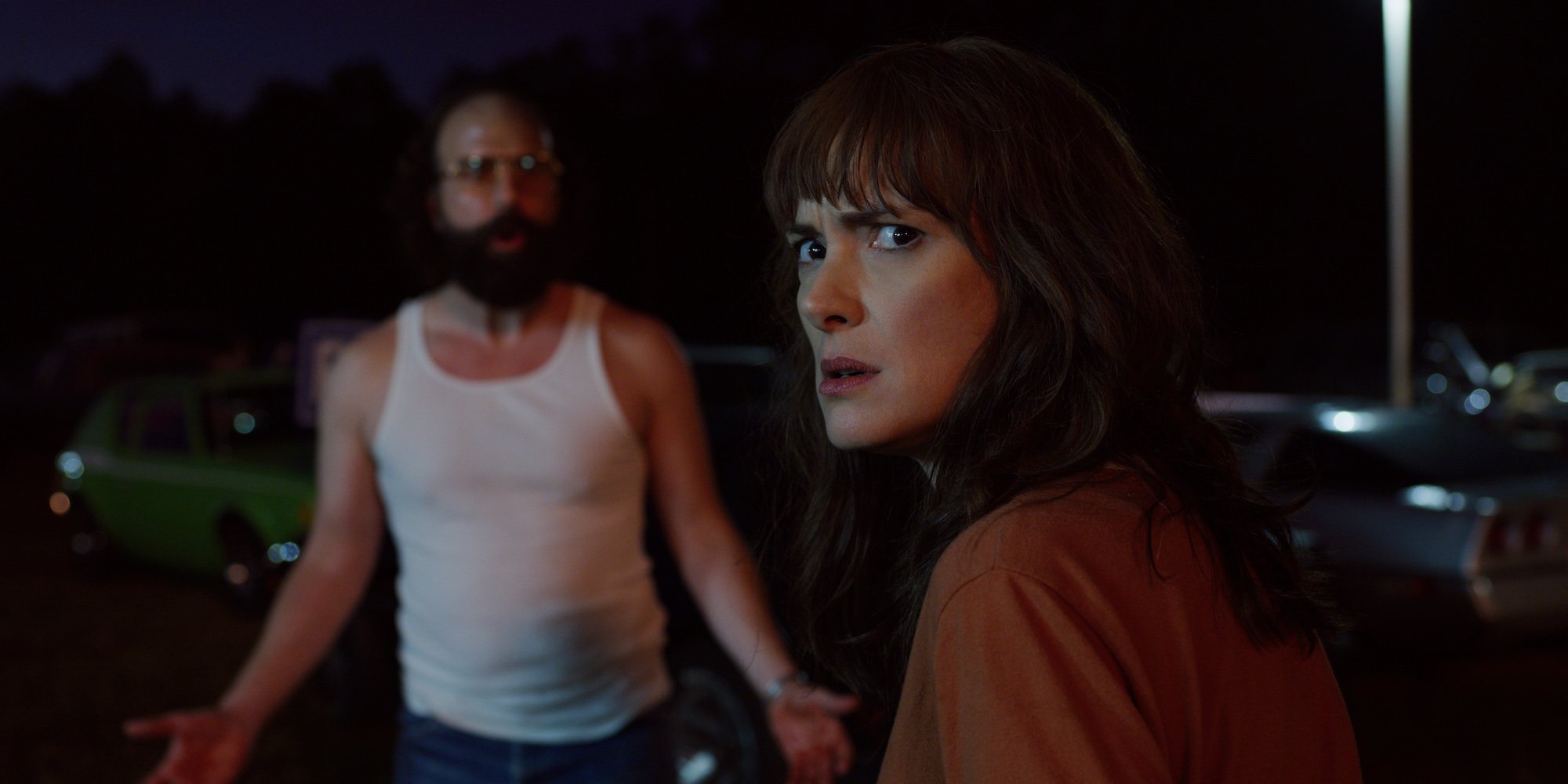 Joyce Byers, played by Winona Ryder, in a production still from 'Stranger Things' Season 3