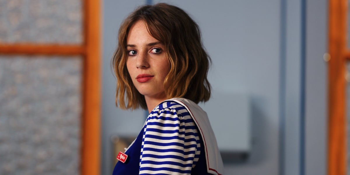 Robin Buckley, played by Maya Hawke, in a production still from 'Stranger Things' 3.