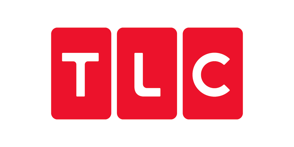 My 600-lb Life airs on TLC, whose red and white logo is shown here