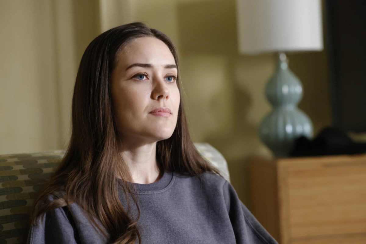 Megan Boone as Liz Keen prior to her character's death in 'The Blacklist' Season 8.