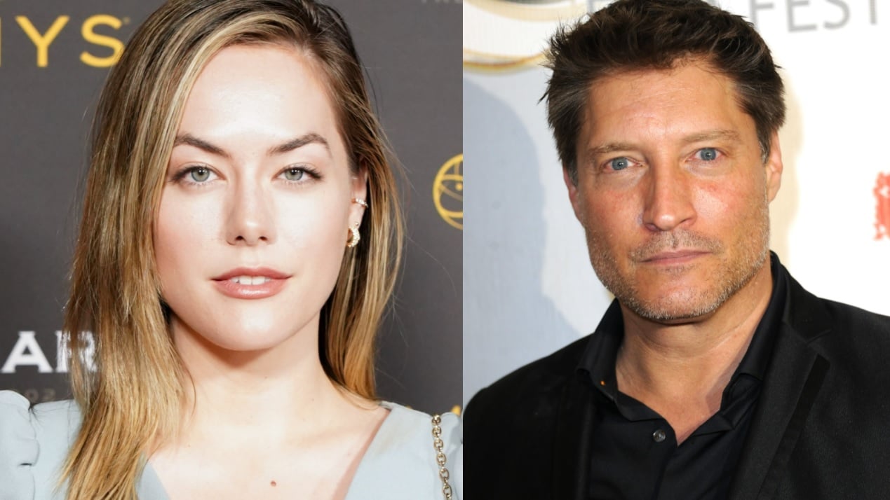 The Bold and the Beautiful odds and ends focuses on Annika Noelle, L, and Sean Kanan, R