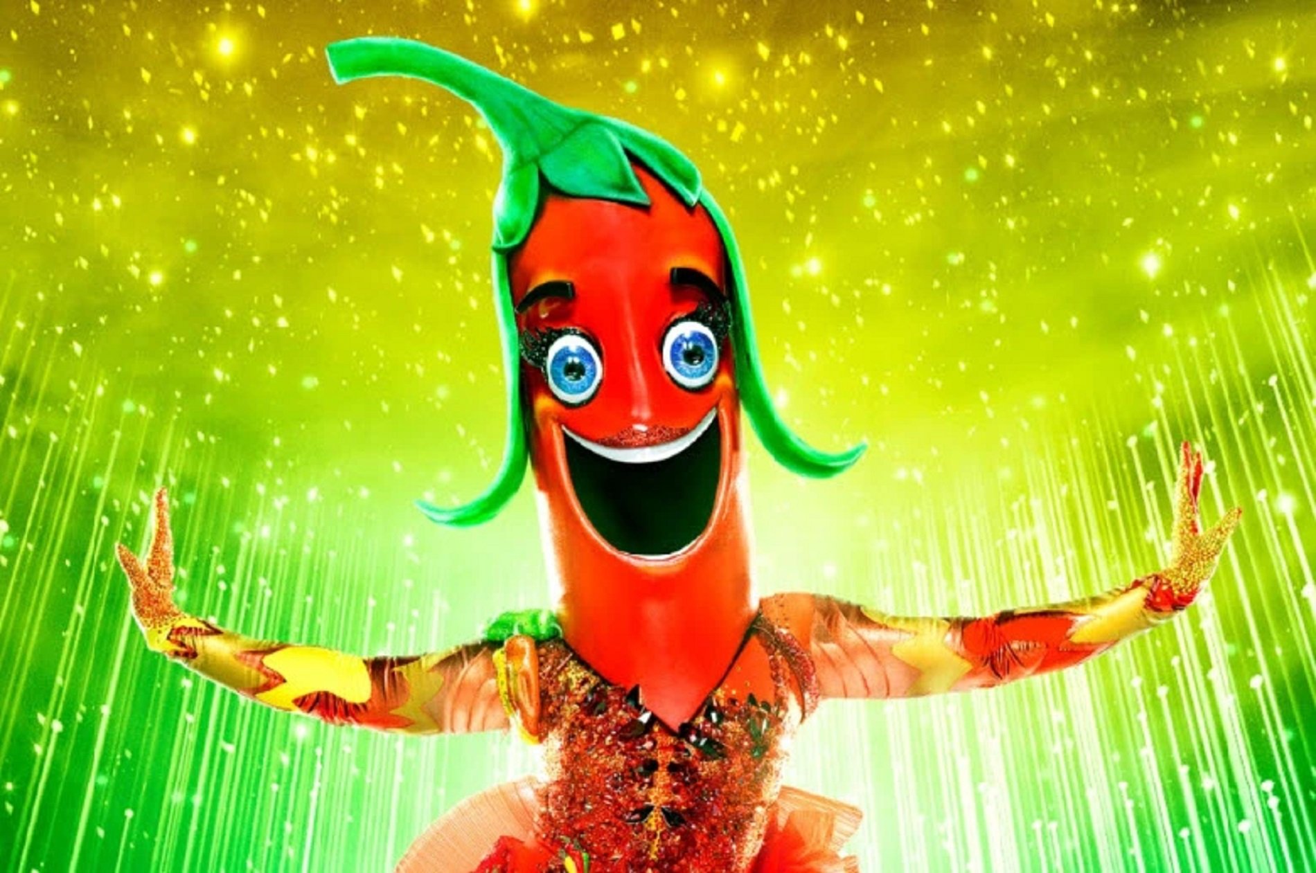 The Masked Singer costume of the Pepper